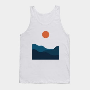 Canvass Sunset or Sunrise and Sea Tank Top